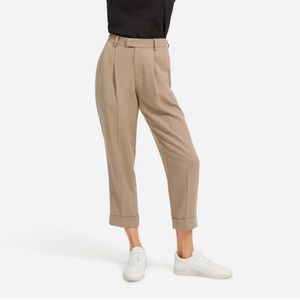 Everlane Put Together Pleat Pant Khaki size 6